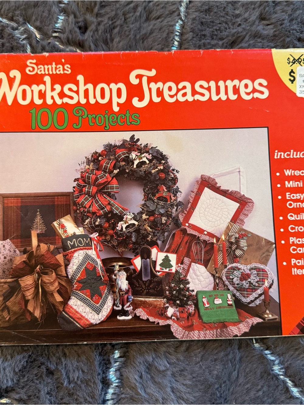 100 Projects Holiday Craft Book Vintage Workshop Treasures